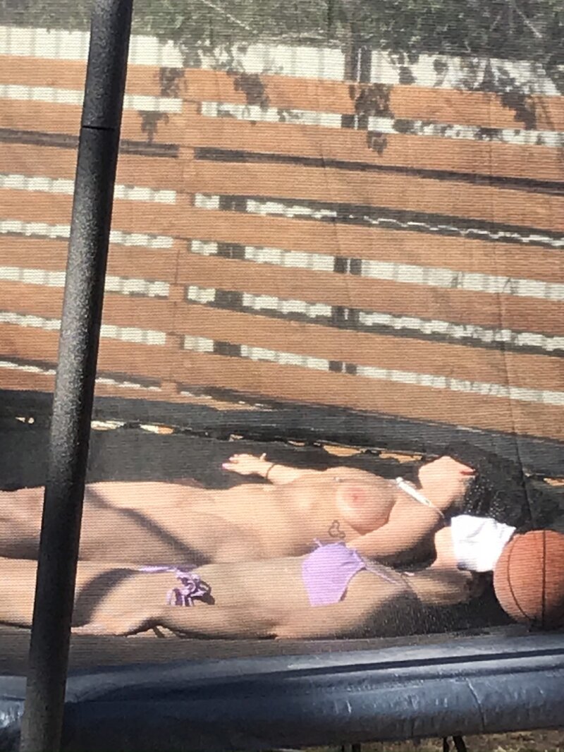 Sexy teens sunbathing picture