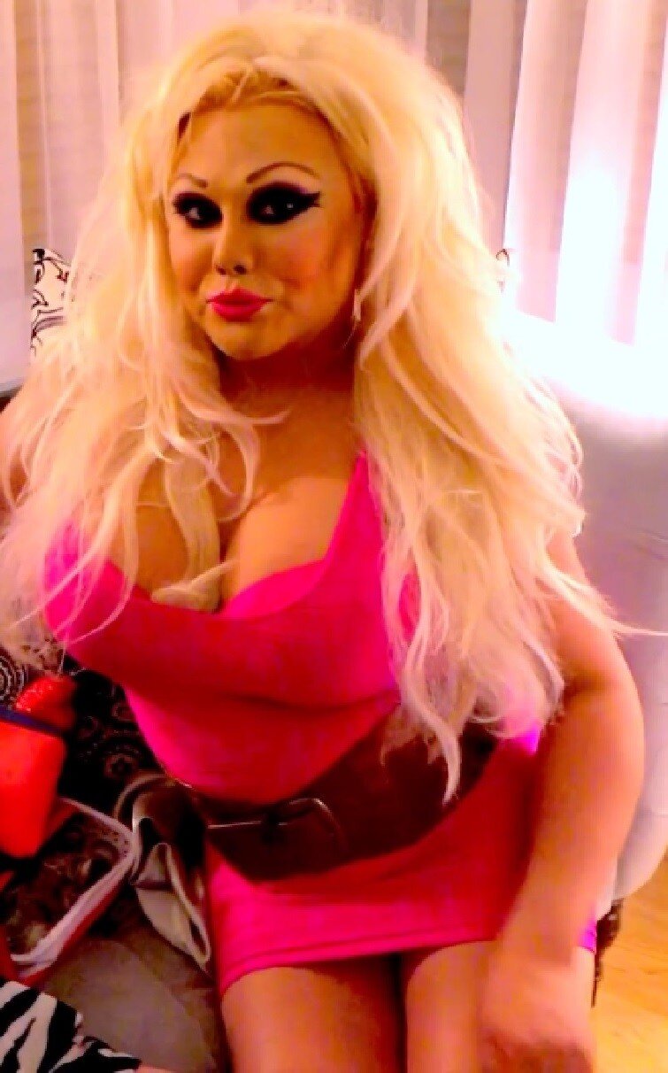 Kymora Saunders is bimbo for your love All Over 30 - fota imbo big tits pink pinkk sky clothes picture