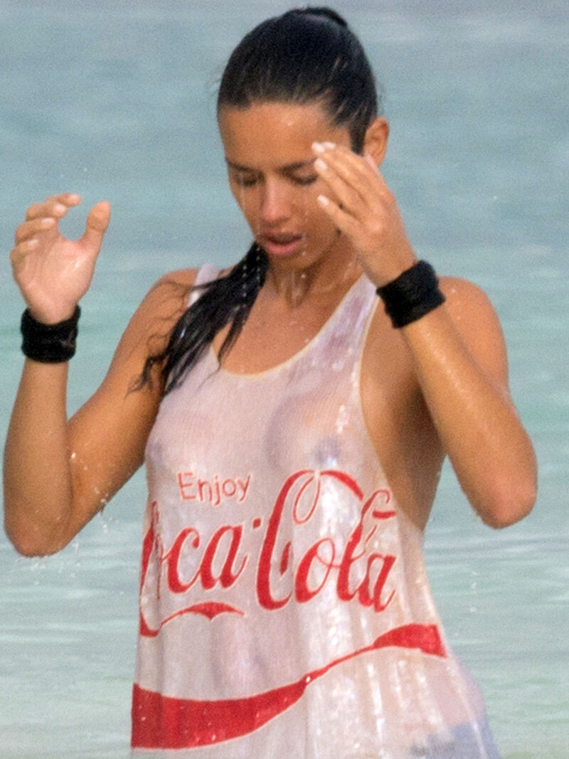 Adriana Lima Wet-Shirt picture