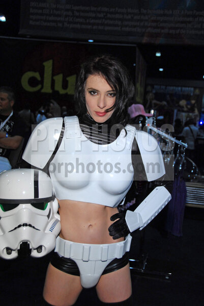 Aiden Ashley as a Stormtrooper picture