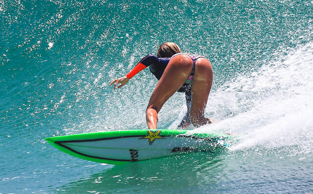 Alana blanchard surfer girl bending over picture