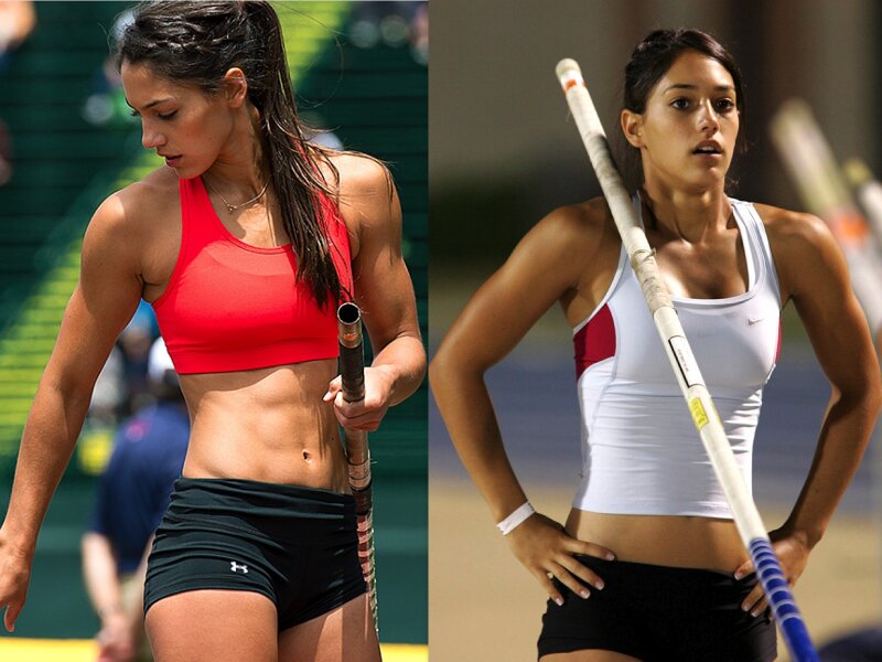 Allison Stokke (born 1989) , American , pole vault picture