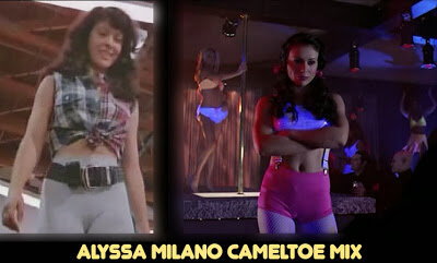 Alyssa Milano cameltoe mix picture