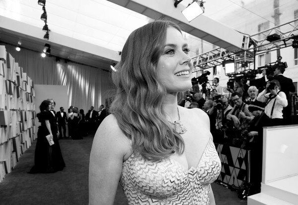 Amy Adams -Oscars 2019 Black And White picture