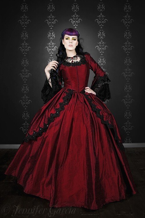 Gothic Silk Marie Antoinette Fantasy Gown Your by RomanticThreads picture