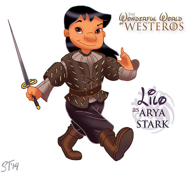 Lilo as Arya Stark by DjeDjehuti picture