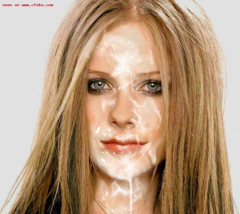 Avril Lavigne after Bukkake Gangbang picture