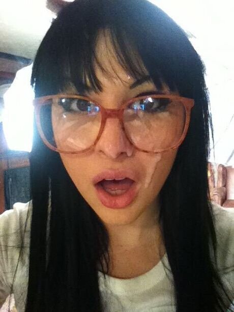 Bailey Jay Cum on glasses picture