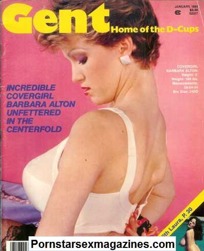 big tits barbara alton on cover of gent picture