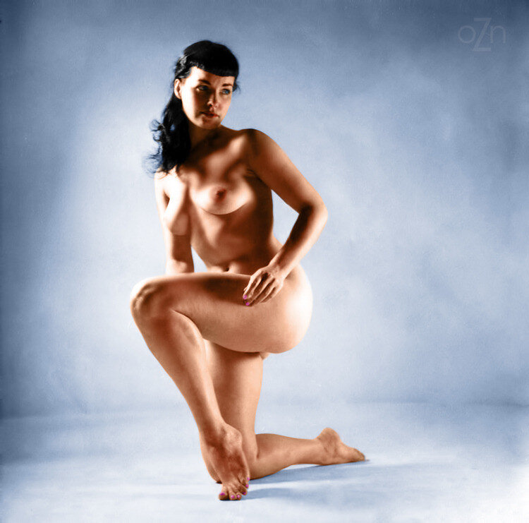 This is the iconic and effervescently sexy Bettie Page who revolutionized and advanced the pin - up and centerfold as a true art form picture