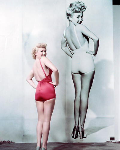 Betty Grable - 5'4''- Cali. Babe.....Ruled As Pin-Up Babe......Passed 1973 picture
