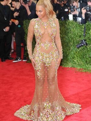 Beyonce Knowles sexy in see through dress picture