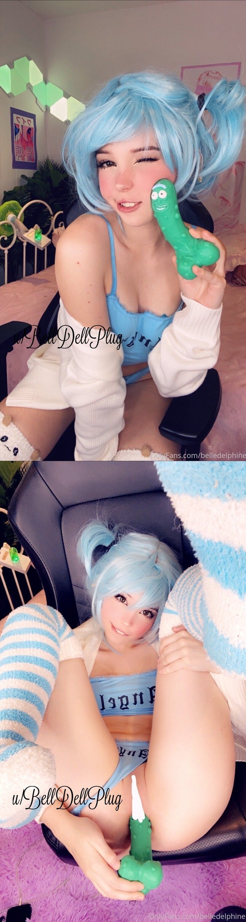 Belle Delphine - Pickle Rick Dildo picture