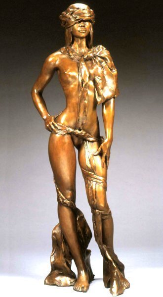 nude bronze statue picture