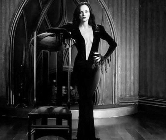 Christina Ricci as Morticia from the "Addams Family" movie. DAMN ! picture