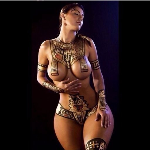 cleo bodypaint picture