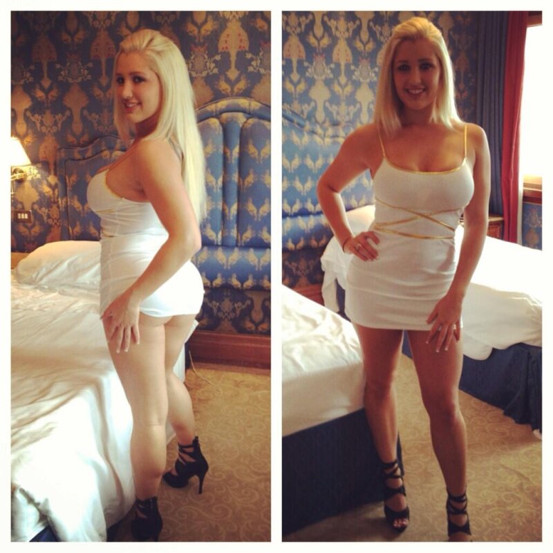 Dayna Vendetta in a sexy little white dress! picture