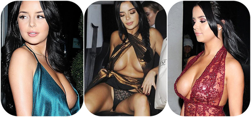 Demi Rose Upskirt and Nipples Exposed ! picture