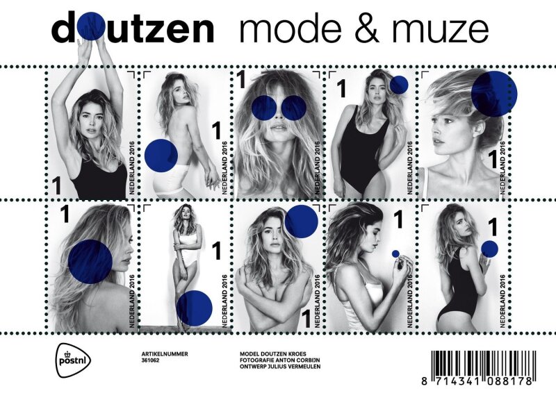 Doutzen Kroes, modelos holandesa, Victoria´s Secret, stamps picture