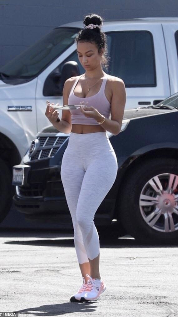 Always a Favorite, Draya Michele, Slim-Thick Fine Ass Grrl in White Yoga Panta picture