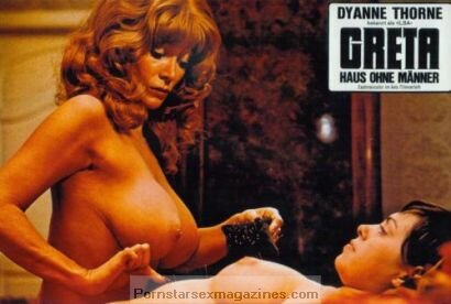 busty Dyanna THORNE as legendary GRETA lesbian scene picture