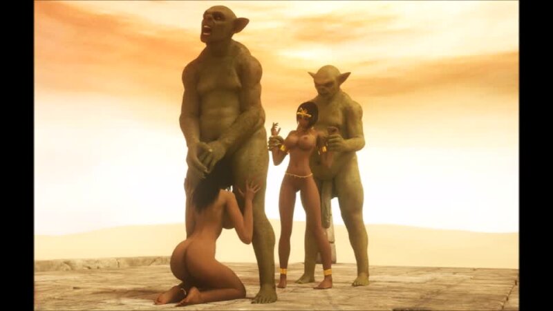 3D Toon Babe in Monster Adventures - Opala and Osira Ancient Egypt Monsters Sexual Adventures picture