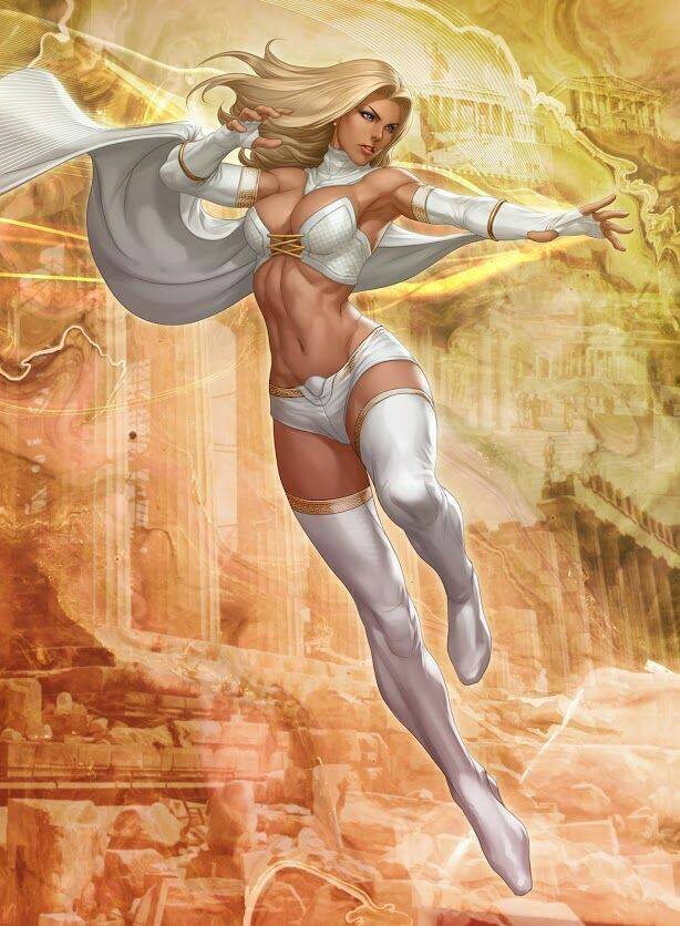 Emma Frost flying! picture