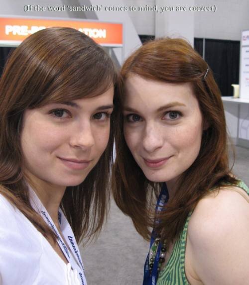 Veronica Belmont and Felicia Day picture