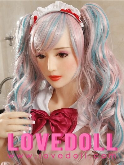 Grey Curly Hair Silicone Sex Doll – Z-ONE 145cm C-Cup Flora picture