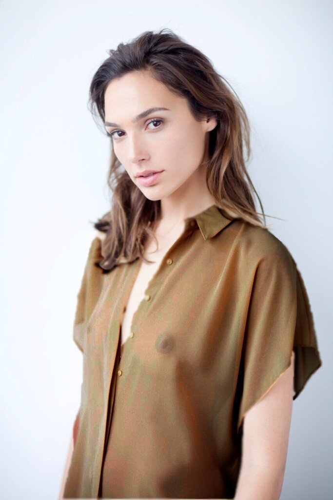 Gal Gadot in a see through shirt picture