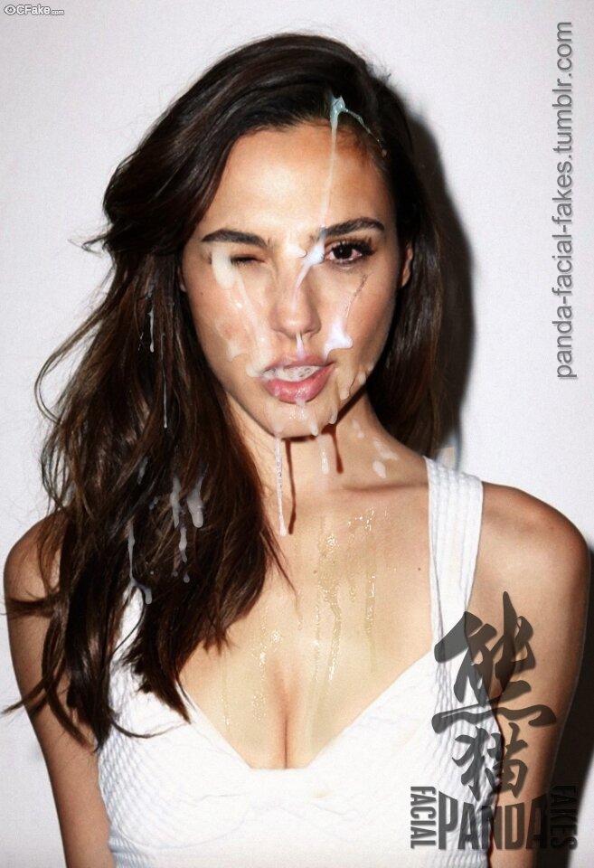 Gal Gadot has an amazing face to receive cum picture