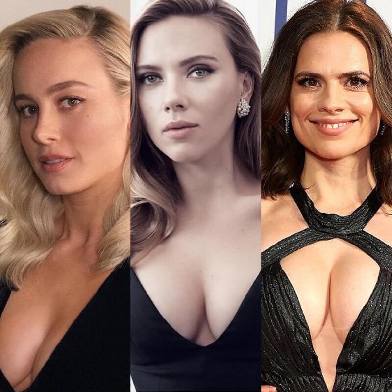 Brie Larson Scarlett Johansson Hayley Atwell picture