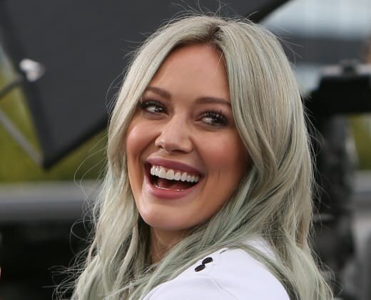 Hilary Duff smiling picture