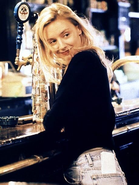 Sexy Hope Davis in Jeans at the Bar picture