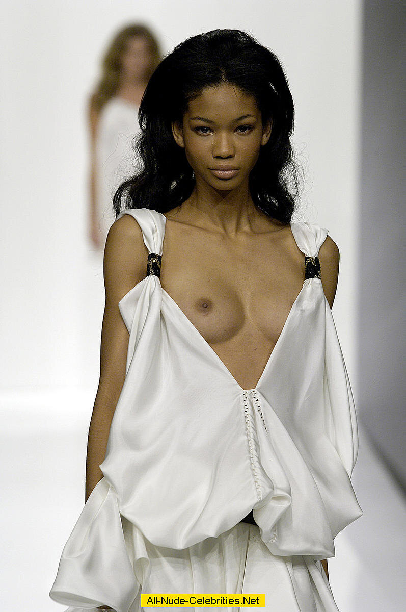 Chanel Iman -12/90 -5'10''- 32-23-33''- 32A-Bra -113lbs - 8-Shoe, Hot Model Cunnilingus! -Yum! Yum! picture