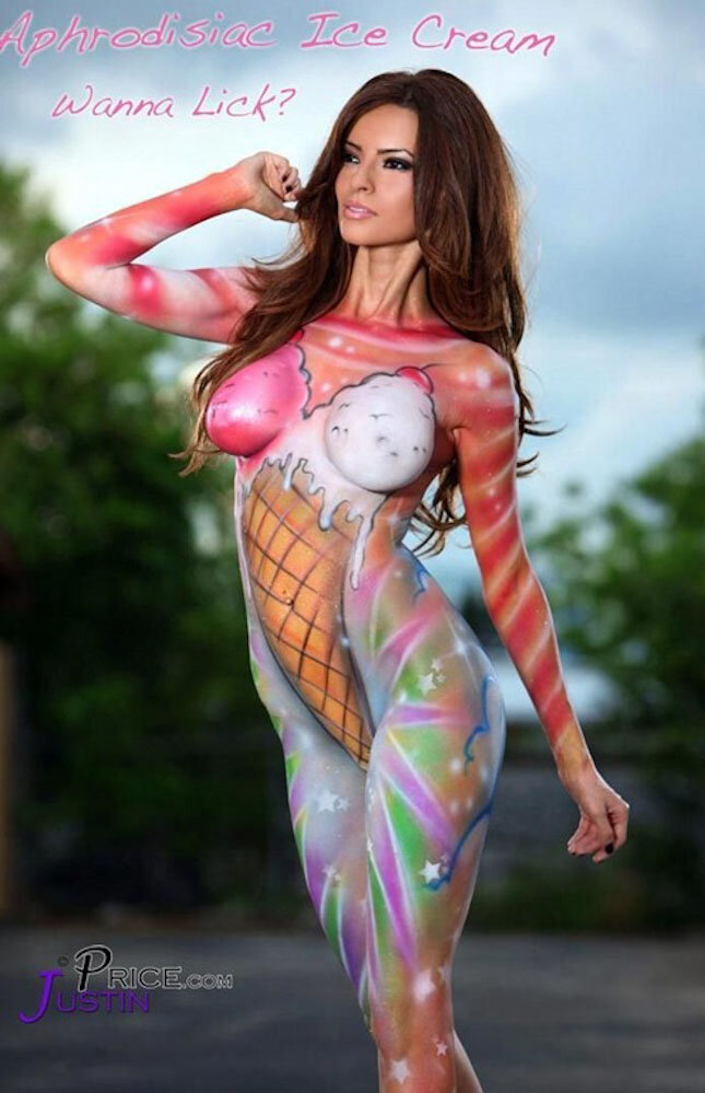 One of the babes of Aphrodisiac Ice Cream Truck in Miami Jacqueline Suzanne picture