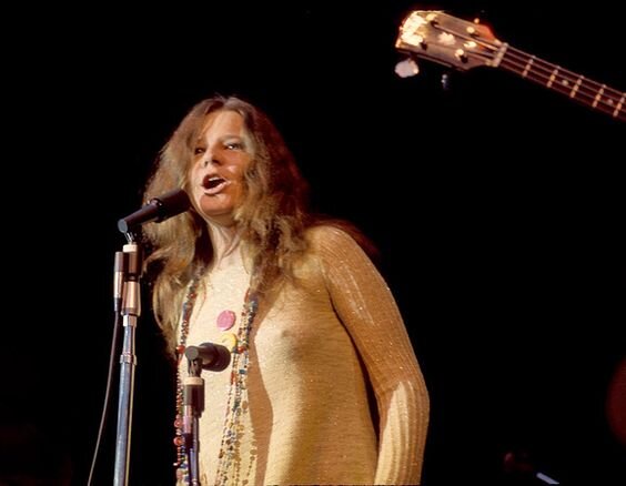 Blues-rock singer Janis Joplin burst on the scene in 1967 at the Monterey Pop Festival. Lead singer of Big Brother and the Holding Company. picture