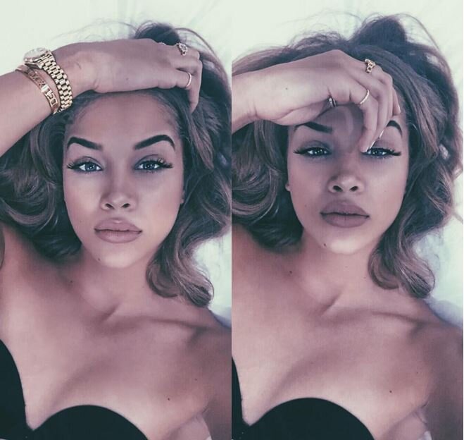 jasmine sanders instagram selfie picture