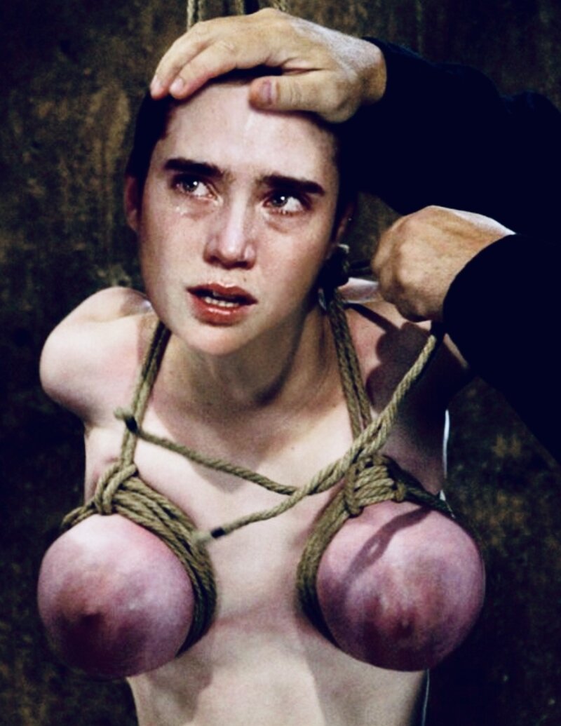 Crying slave Jennifer Connelly big tits tortured picture