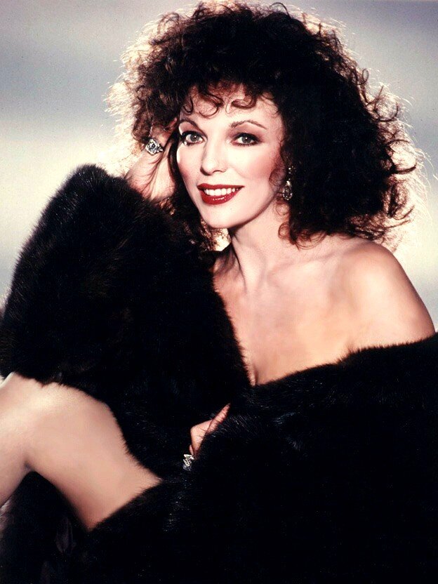 PIC - Joan Collins all fur coat and no knickers picture