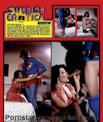 kandi barbour sucking superman in Swedish Erotica sex magazine picture