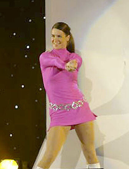 KATARINA WITT IN PINK MINI picture