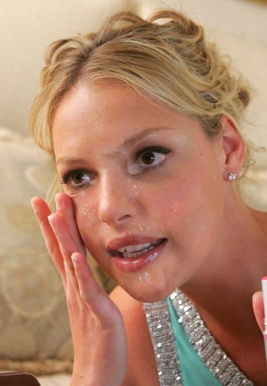 Katherine Heigl fake cumshot picture