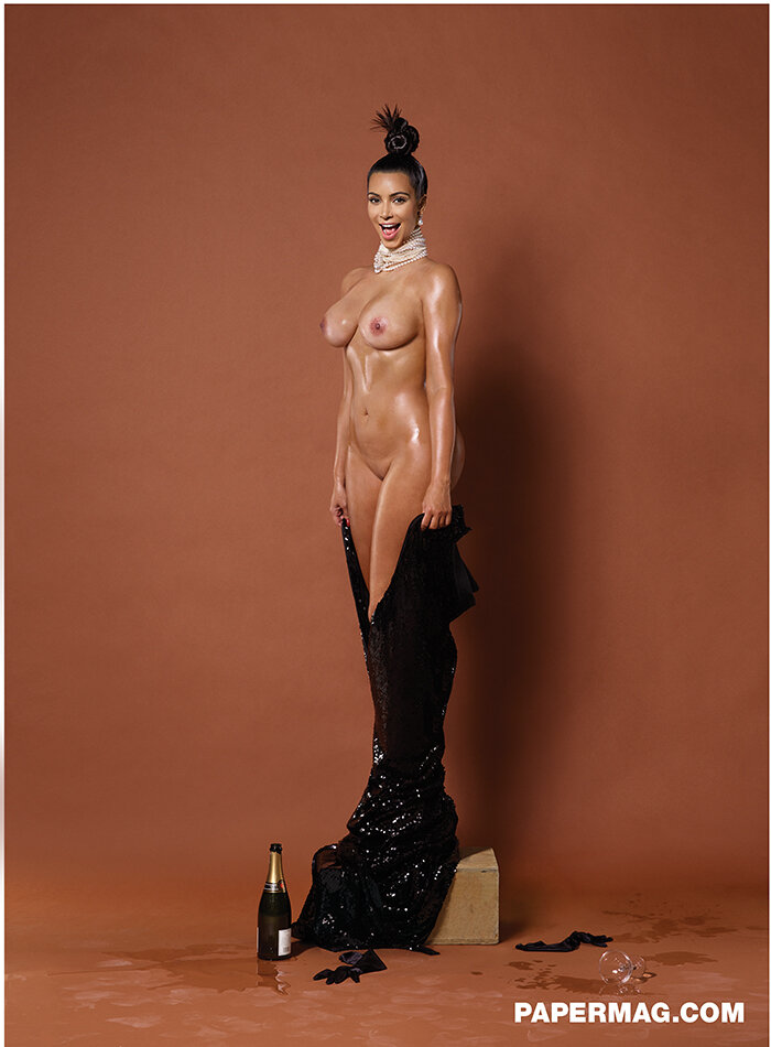 Kim K--Paper Mag picture