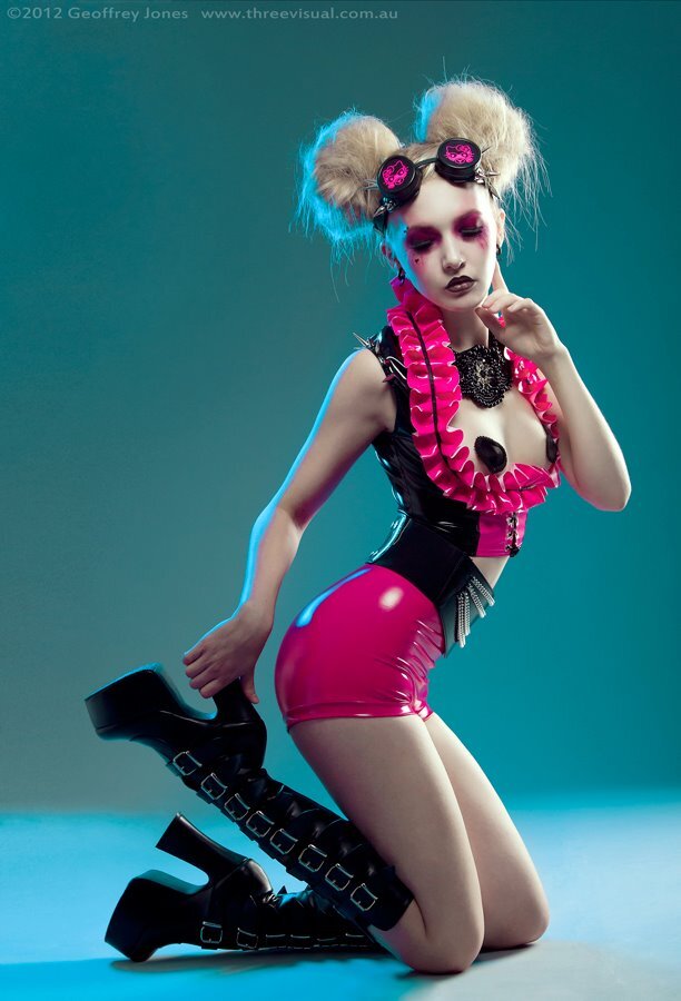 Jul 04, 2012 Harley Quinn meets Hello Kitty Latex Cyber Punk picture