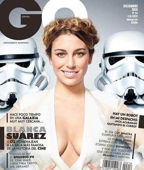 Blanca Suárez la reina d las portadas calentorras k te pone gorda la chorra hasta k te corras (chorrea) side-oop VOGUE Intimissi picture