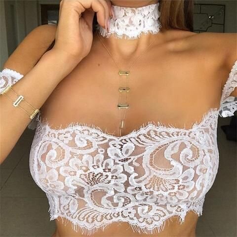 white lacey bra? picture