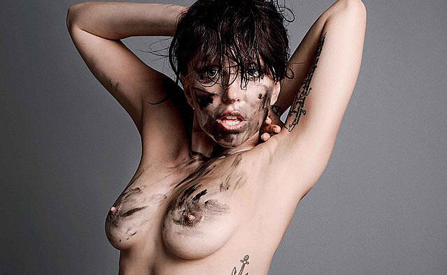 Lady Gaga posing fully nude photos picture