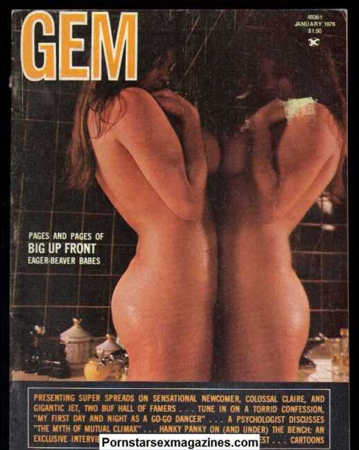 margaret wallace & laura sands on cover GEM sex magazine picture