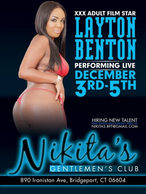 Layton Benton Features Nikita’s Gentlemen’s Club December 3-5 picture